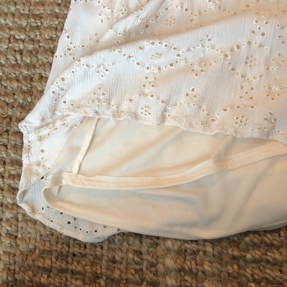 Astr eyelet beige tank dress - Picture 5 of 5